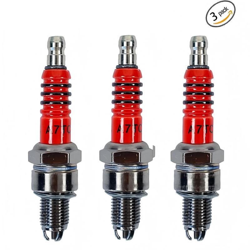 Motorcycle Spark Plug - 3 unidades de vela de ignição