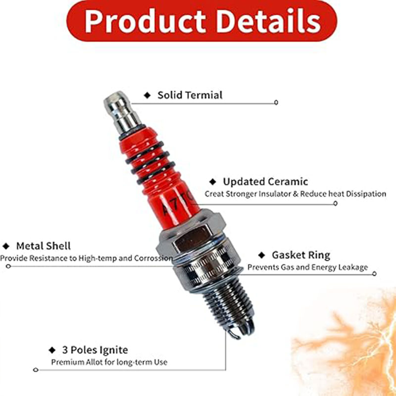 3 unidades de vela de ignição  - Motorcycle Spark Plug avaliação e preço